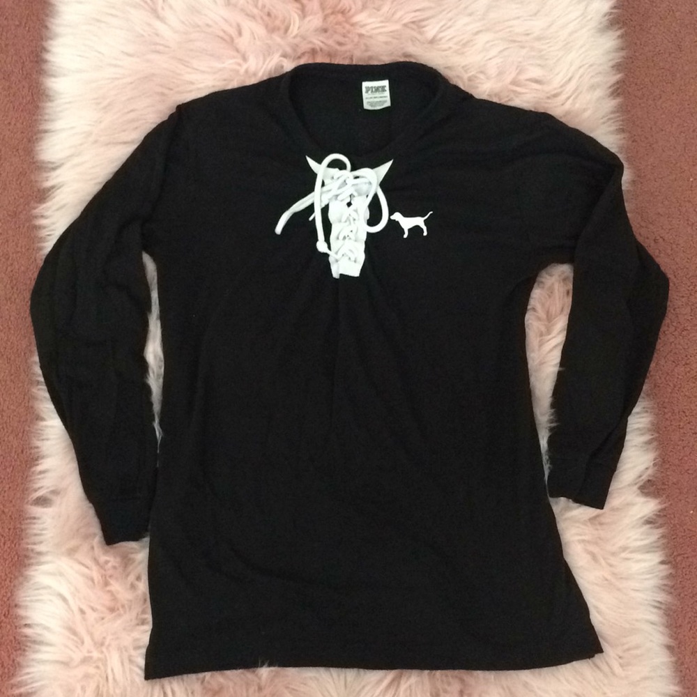 Pink long sleeve sweatshirt